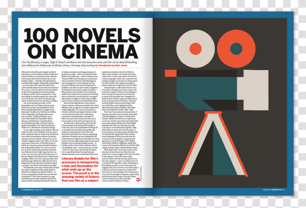 Novels On Cinema Graphic Design, Newspaper, Magazine, Page Transparent Png