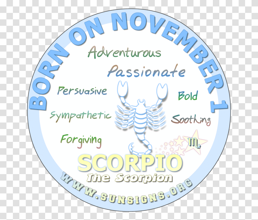 November 1 Zodiac Sign Scorpio December 14 Birthday Placad, Label, Sticker, Document Transparent Png