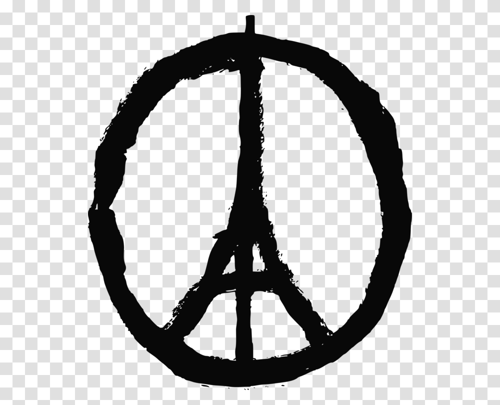 November Paris Attacks Peace For Paris Bataclan Computer, Stencil, Plant, Face Transparent Png