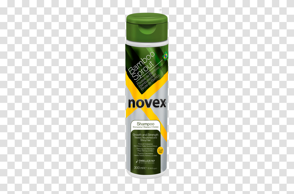 Novex Bamboo Sprout Shampoo, Label, Bottle, Cosmetics Transparent Png