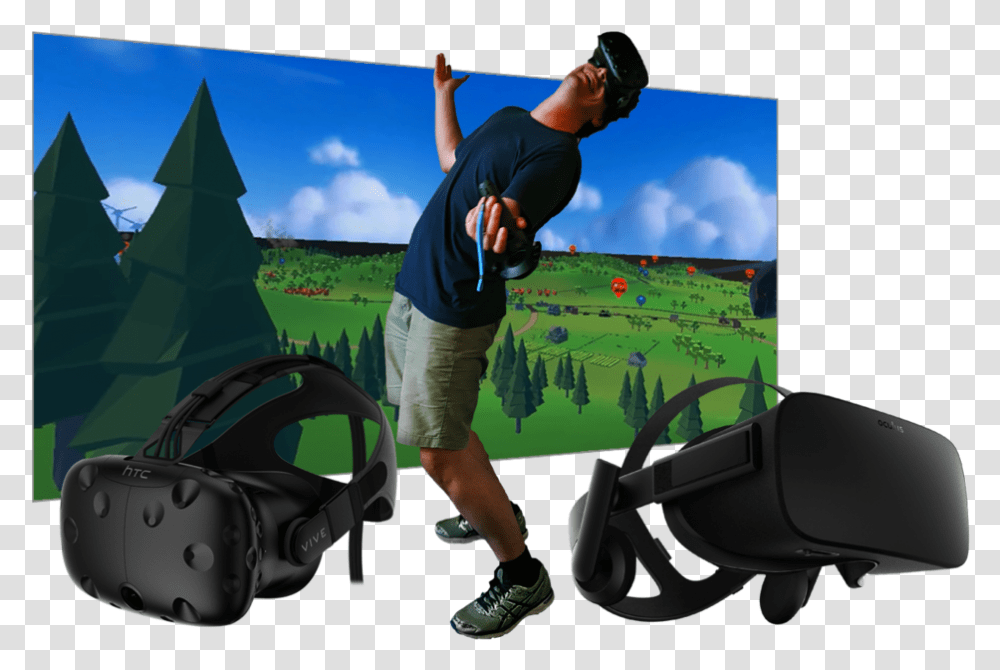 Novusvrgames Speed Golf, Person, Helmet, Shoe Transparent Png