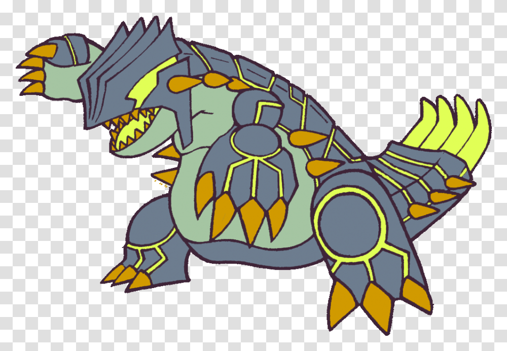 Now Shiny Groudon Is Ou In Pokemon Go I Fictional Character, Animal, Dragon Transparent Png