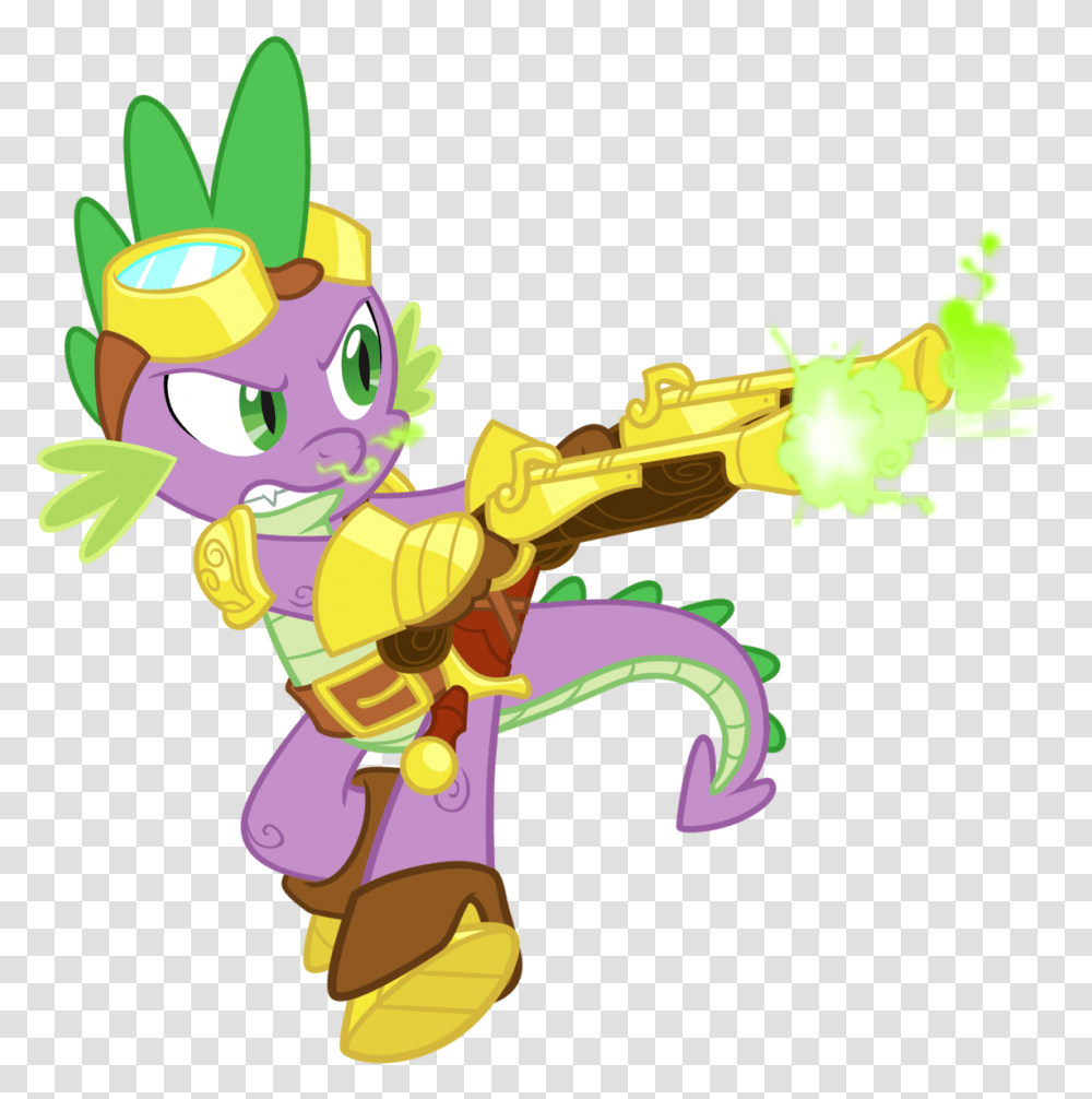 Now That Would Be Pretty Awesome Mlp Spike With Guns, Toy, Legend Of Zelda, Graphics, Art Transparent Png