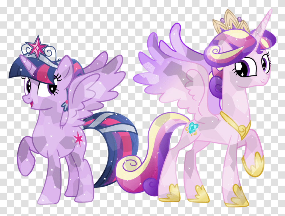 Now With Extra Bling My Little Pony Princess Cadence Crystal, Toy, Purple, Dragon Transparent Png