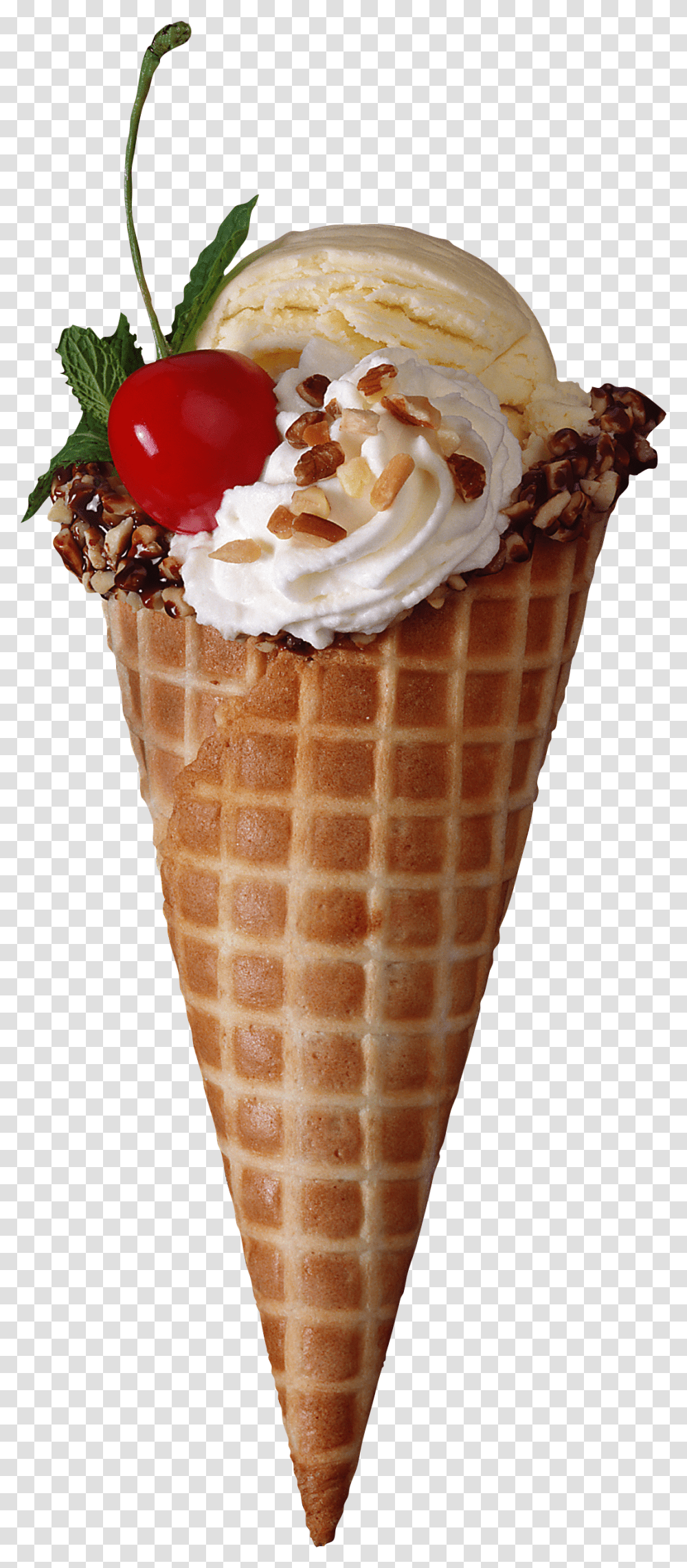 Now You Can Download Ice Cream In High Resolution Waffle Cone, Dessert, Food, Creme, Pineapple Transparent Png
