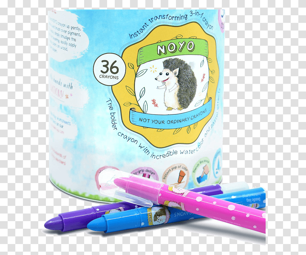 Noyo Crayons Noyo Gel Crayons For Toddlers And Kids. Non Toxic., Porcelain, Pottery, Pen Transparent Png