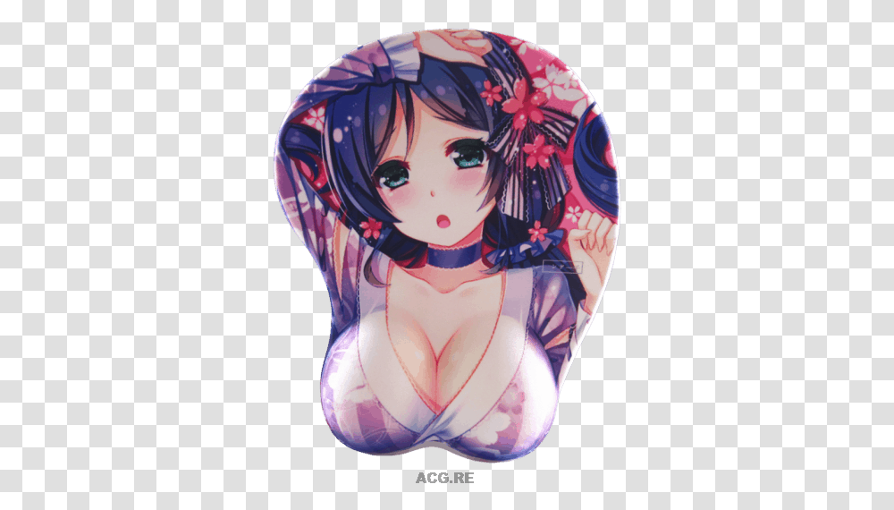 Nozomi Tojo 3d Anime Boobs Mouse Pad Love Live Breast Oppai Pads Nozomi Mouse Pad, Mousepad, Mat, Person, Human Transparent Png