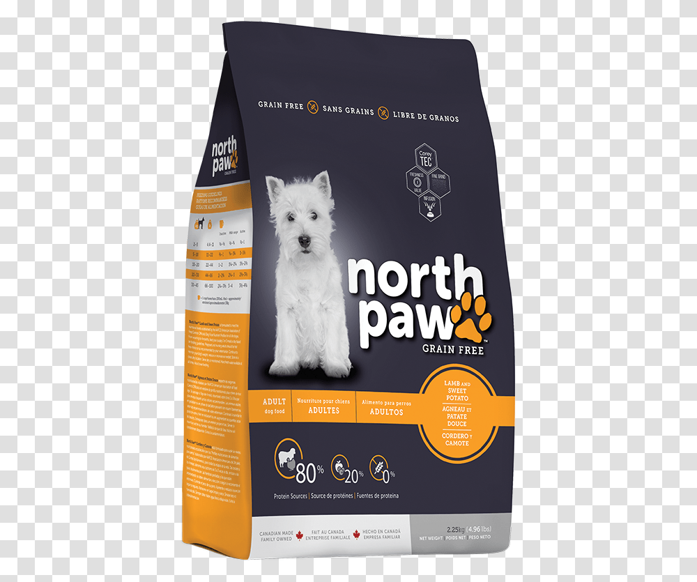 Np Lamb And Sweet Potato Dog Mockup Web North Paw Dog Food, Advertisement, Poster, Flyer, Paper Transparent Png