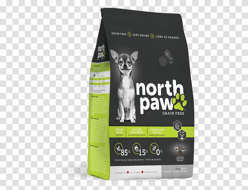 Np Small Bites Mockup North Paw Puppy Food, Poster, Advertisement, Dog, Pet Transparent Png