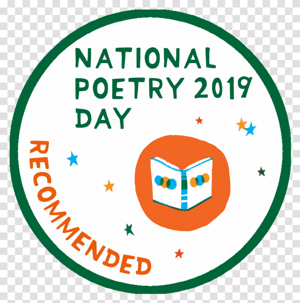 Npd 2019 Recommended Logo National Poetry Day Dot, Label, Text, Word, Dvd Transparent Png