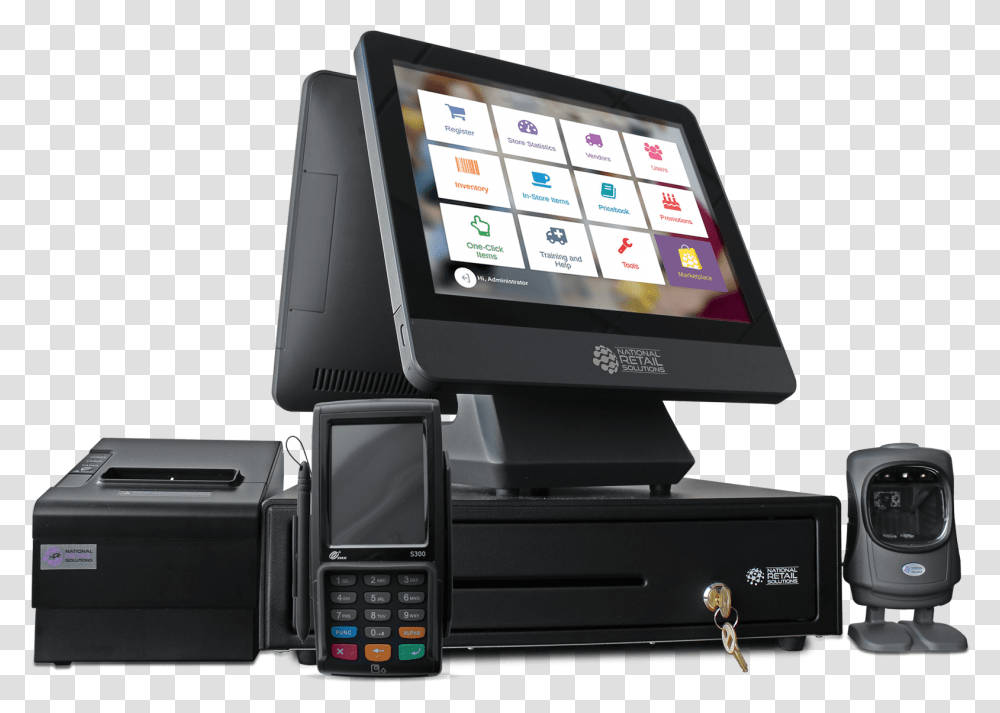 Nrs Pos Cash Register System Pos System For Customer, Electronics, Mobile Phone, Pc, Computer Transparent Png