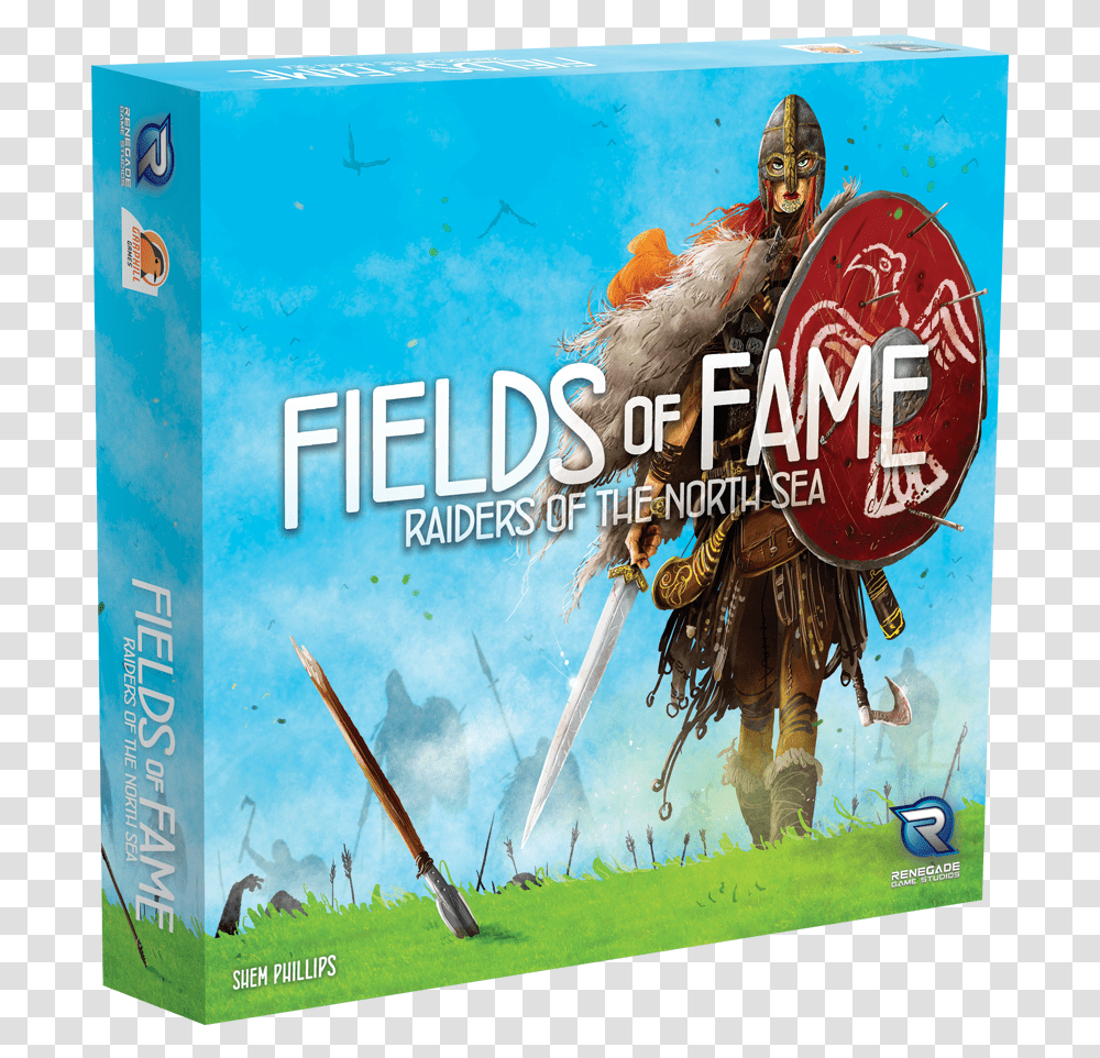 Ns Fieldsoffame 3dbox Rgb Small Square Raiders Fields Of Fame, Poster, Advertisement, Person, Paper Transparent Png