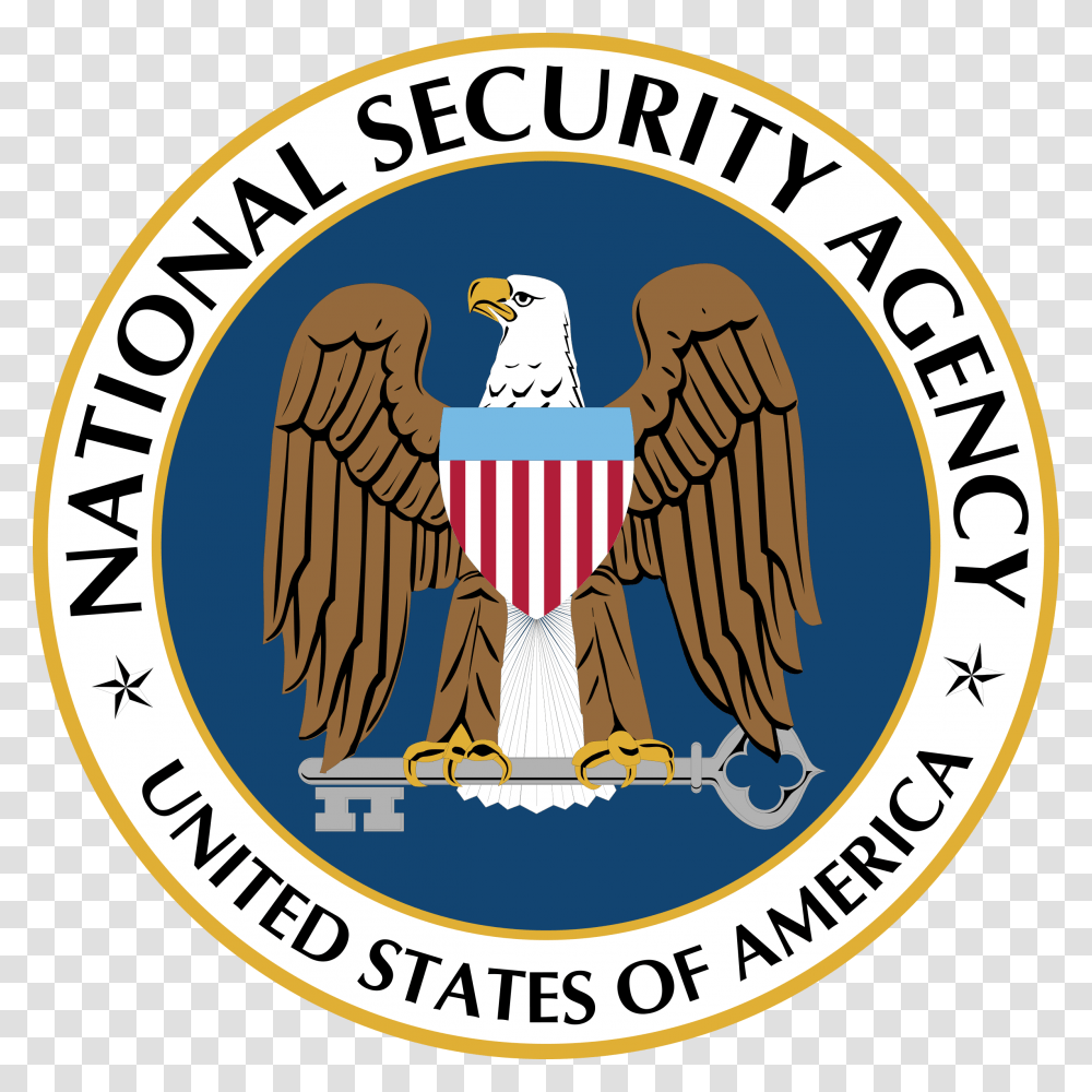 Nsa National Security Agency Logo Vector, Badge, Emblem, Bird Transparent Png