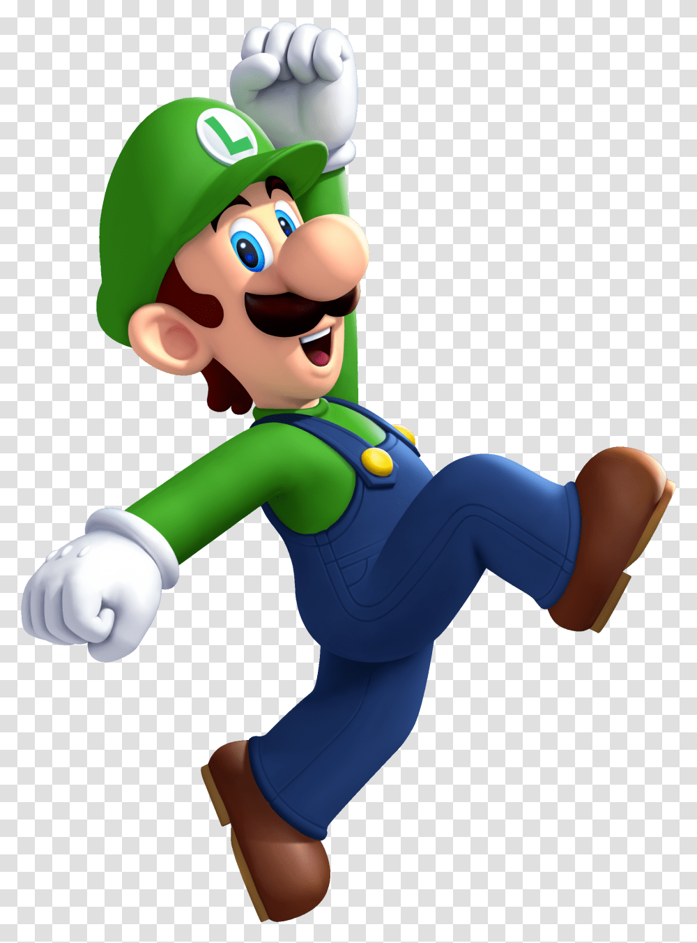 Nsmbwii Luigi Super Mario Bros Luigi Transparent Png