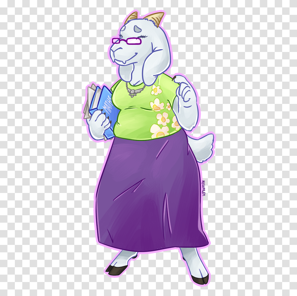 Nsuprem Undertale Toriel Teacher, Clothing, Hand, Plant, Person Transparent Png