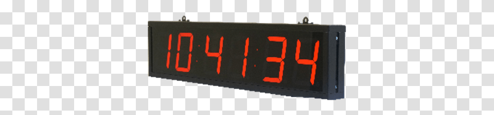 Ntp Digital Clock For Industries 6 Digit Led Display, Scoreboard, Number Transparent Png
