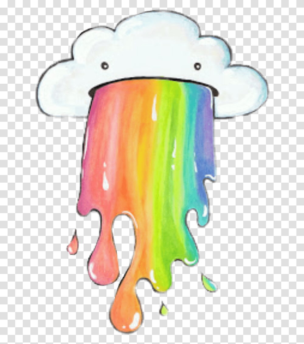 Nube Cloud Tumblr White Cute Rainbow Cloud Drawing, Axe, Tool, Leisure Activities, Cello Transparent Png