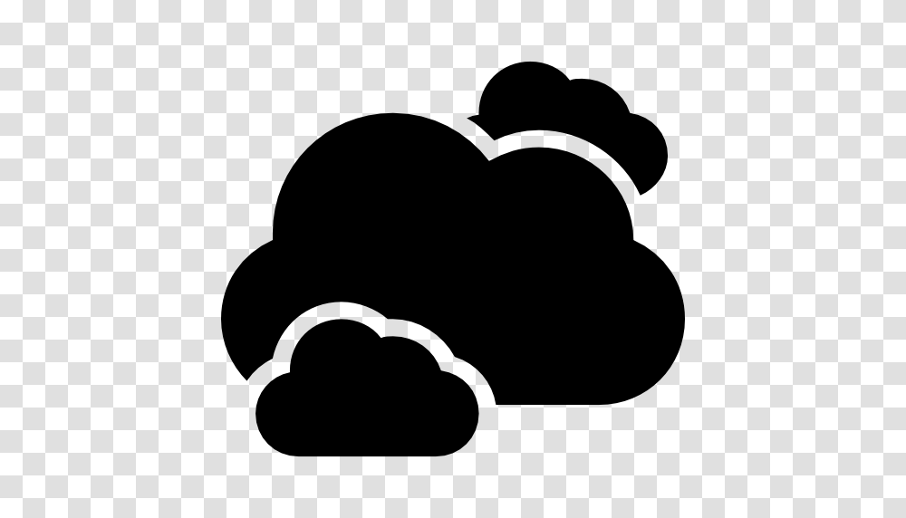 Nubes De Clima De Tormenta Negra, Silhouette, Stencil, Baseball Cap, Hat Transparent Png