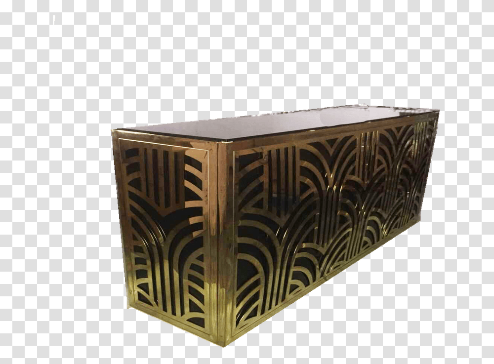 Nubian Bar Retro Bar Great Gatsby Bar Nubian Gold Drawer, Furniture, Sideboard, Box, Crate Transparent Png