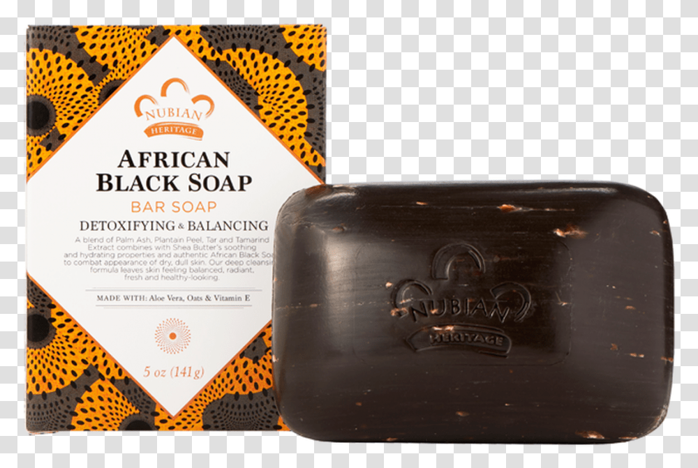 Nubian Heritage African Black Soap Bar Soap 5 Oz, Paper, Toaster, Appliance Transparent Png