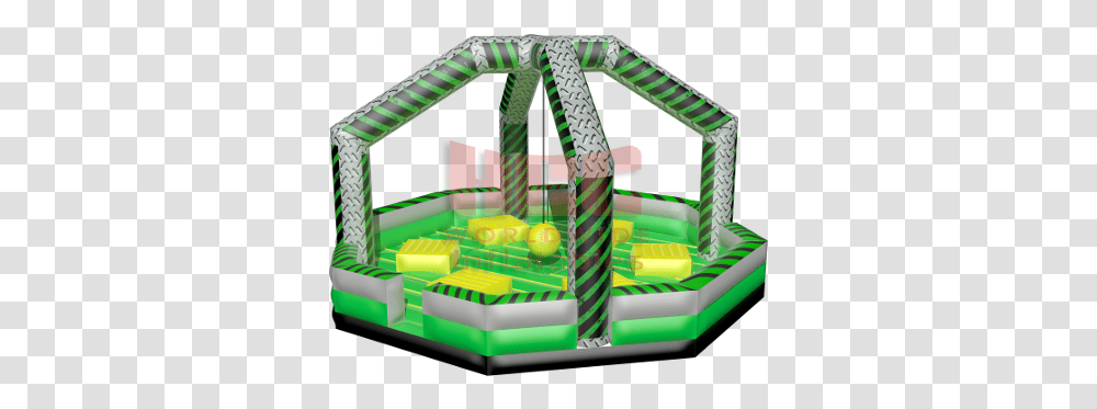 Nuclear 2 Ninja Warrior Dome Inflatable Game, Crib, Furniture, Outdoor Play Area, Trampoline Transparent Png