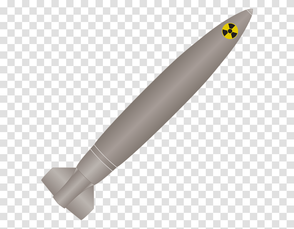 Nuclear Bomb Clip Art, Missile, Rocket, Vehicle, Transportation Transparent Png