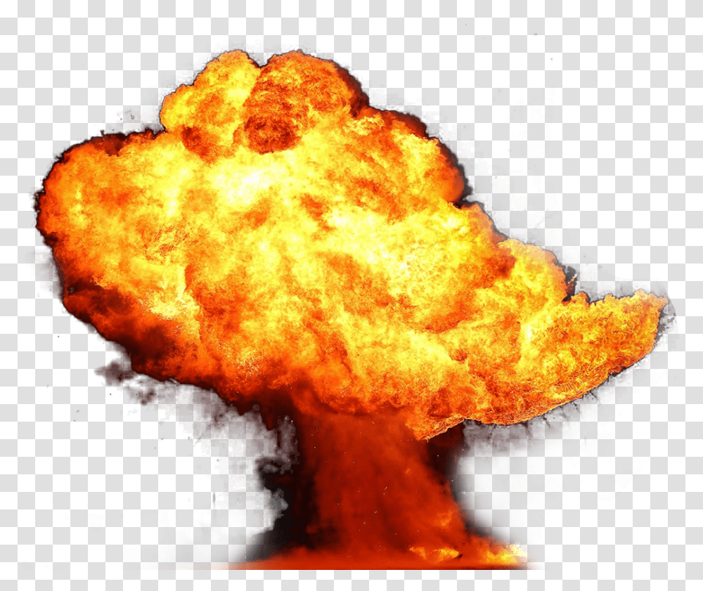 Nuclear Bomb Fire Explosion, Mountain, Outdoors, Nature, Bonfire Transparent Png