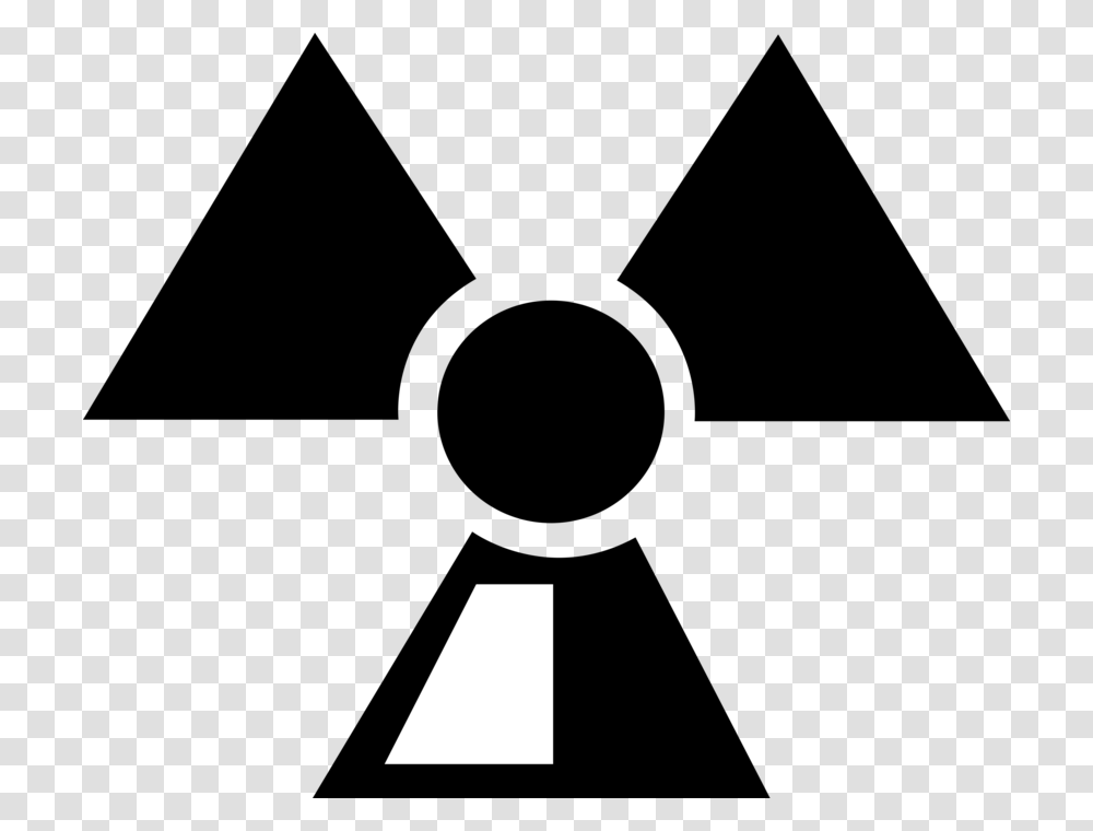 Nuclear Energy Radiation Symbol Image Illustration Background Nuclear Sign, Triangle Transparent Png