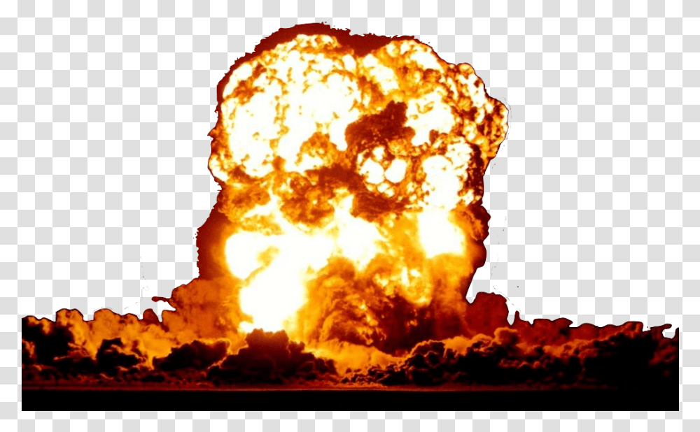 Nuclear Explosion, Bonfire, Flame, Mountain, Outdoors Transparent Png