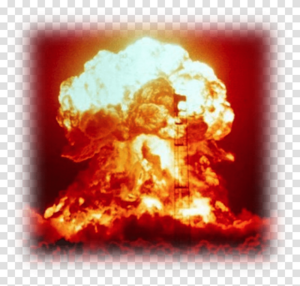 Nuclear Explosion Download Blow The Place Up, Bonfire, Flame, Mountain, Outdoors Transparent Png
