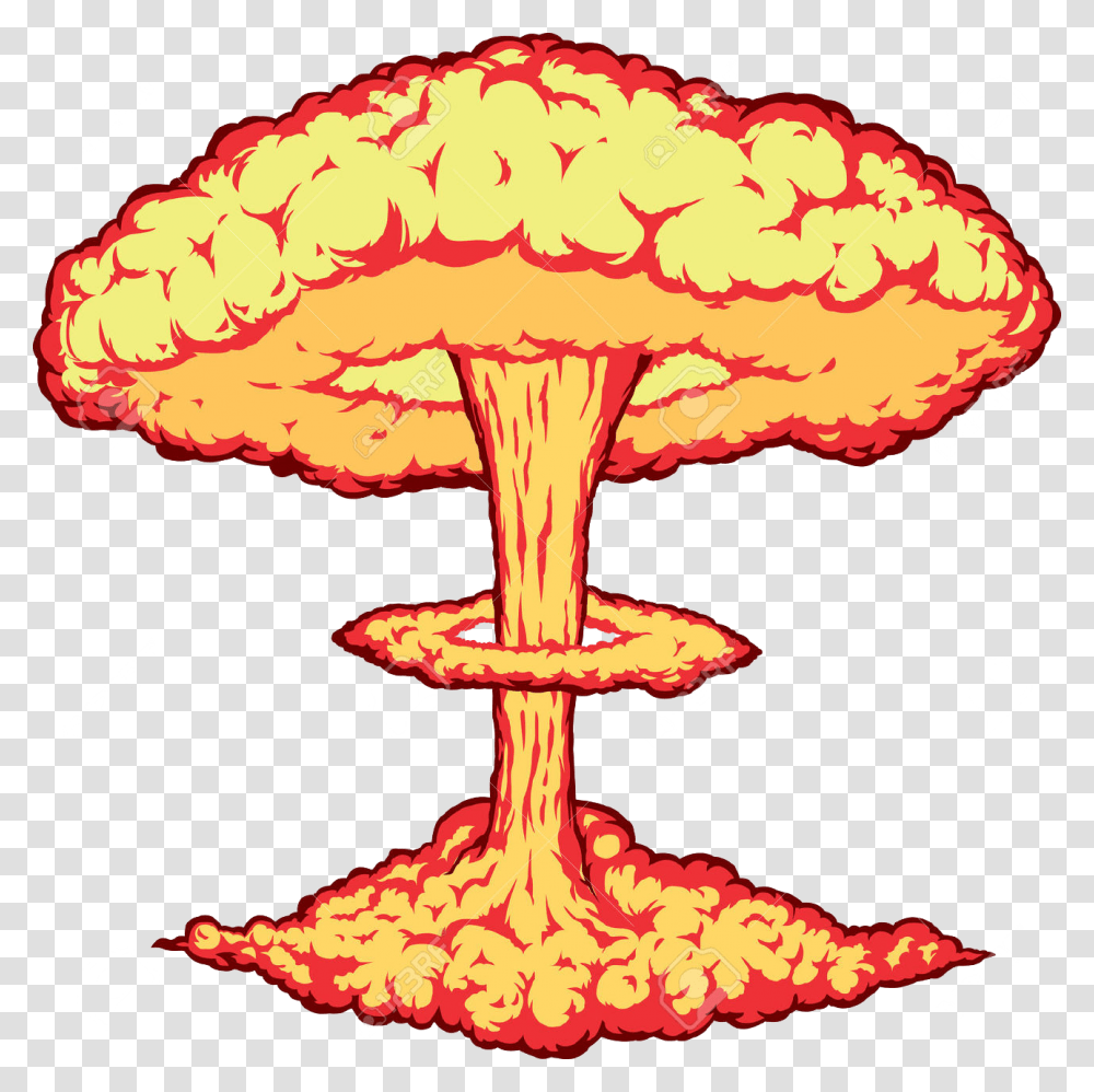 Nuclear Explosion Vector, Plant, Agaric, Mushroom, Fungus Transparent Png
