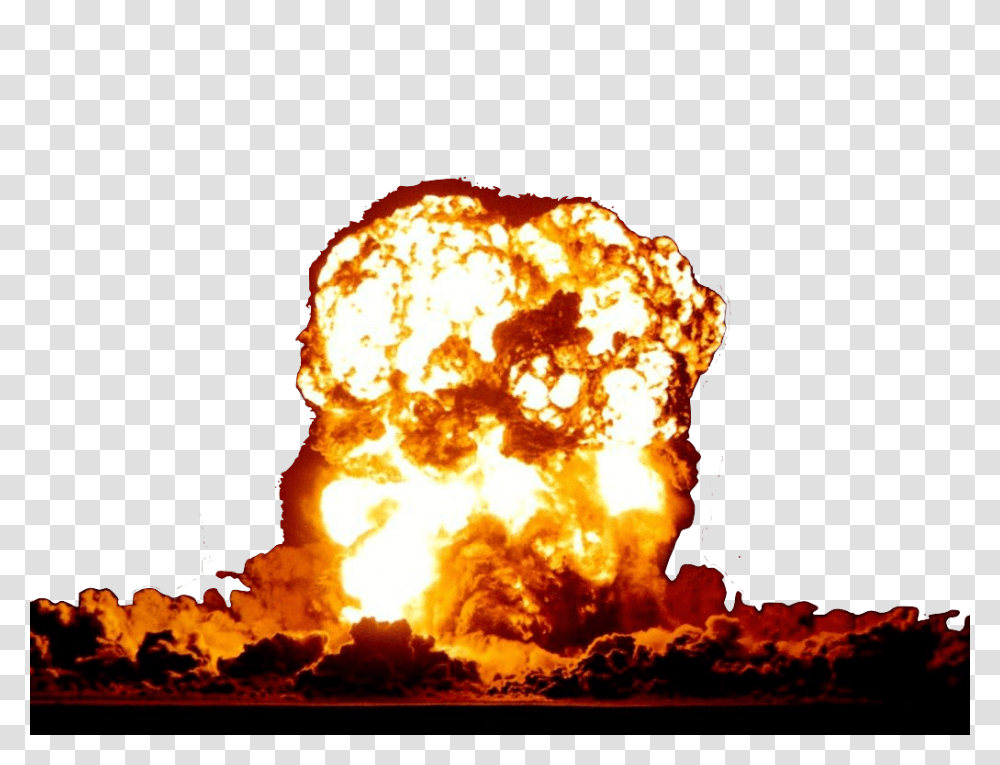 Nuclear Explosion, Weapon, Bonfire, Flame, Outdoors Transparent Png