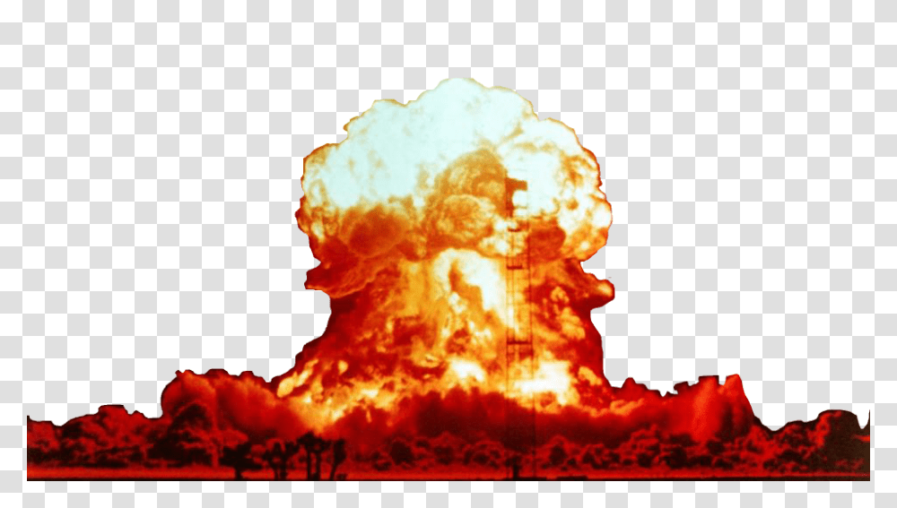 Nuclear Explosion, Weapon, Bonfire, Flame, Outdoors Transparent Png
