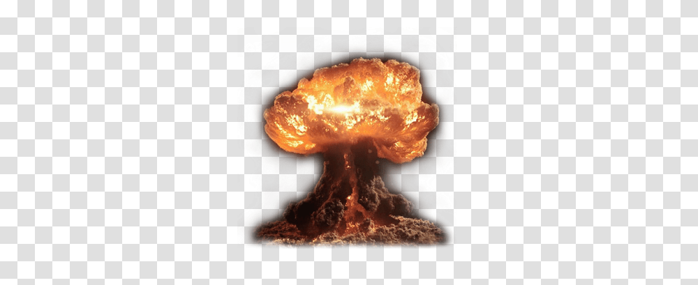 Nuclear Explosion, Weapon, Nature, Outdoors, Bonfire Transparent Png