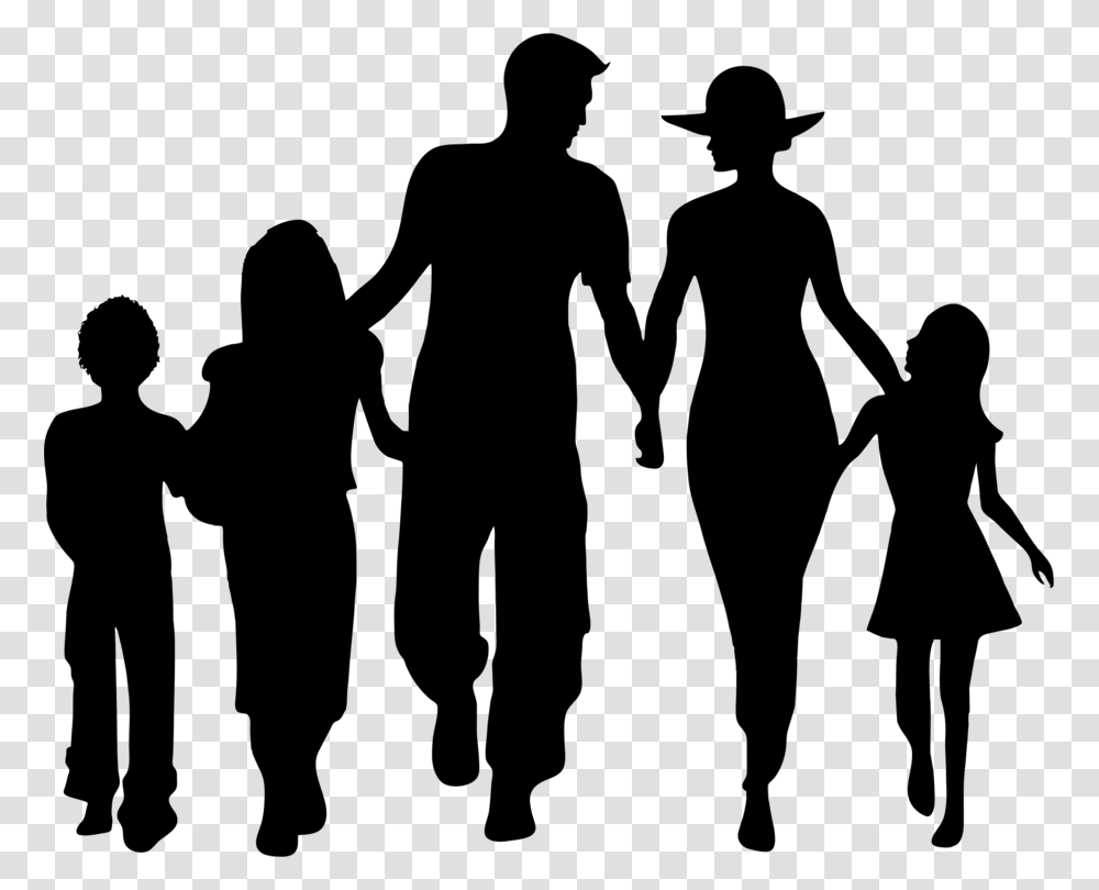 Nuclear Family Silhouette Art Download, Gray, World Of Warcraft Transparent Png