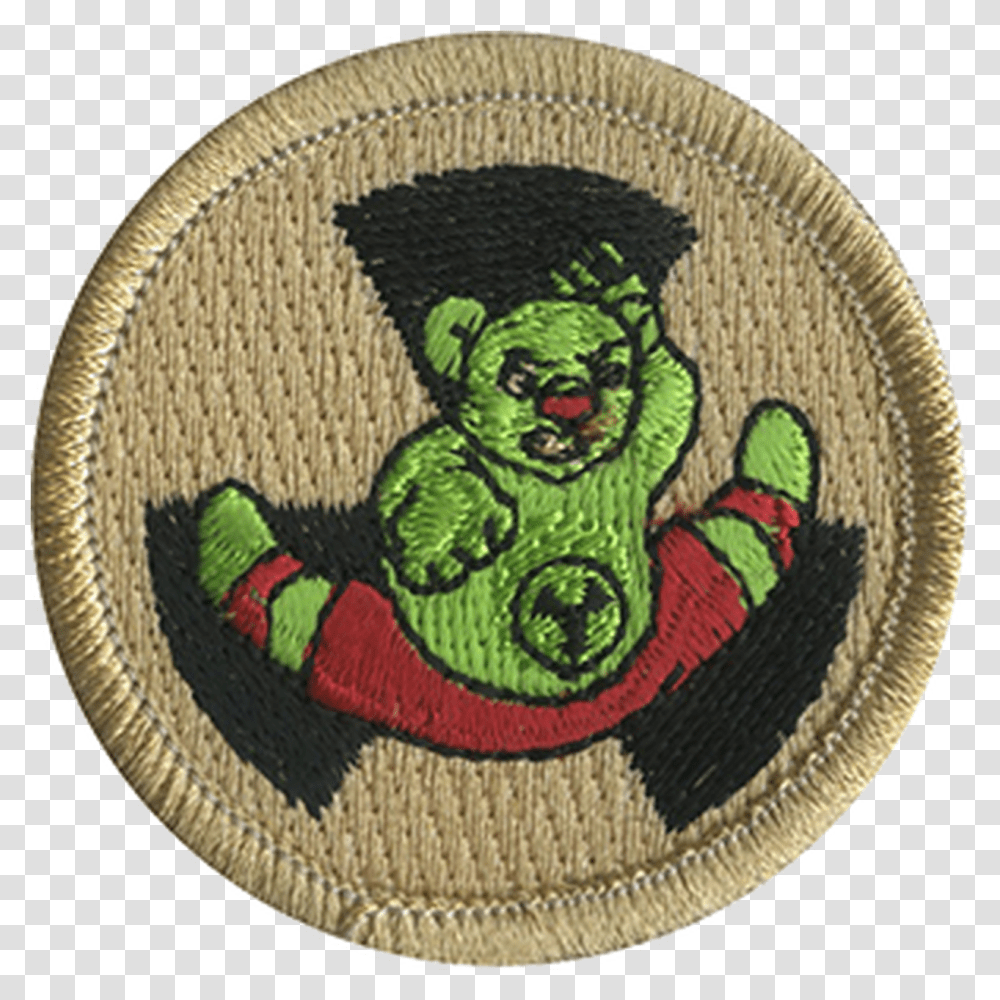 Nuclear Gummy Bear Scout Patrol Patch Fictional Character, Rug, Logo, Symbol, Trademark Transparent Png