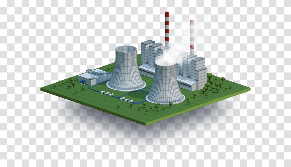 Nuclear Power Plant, Building, Chess, Game Transparent Png