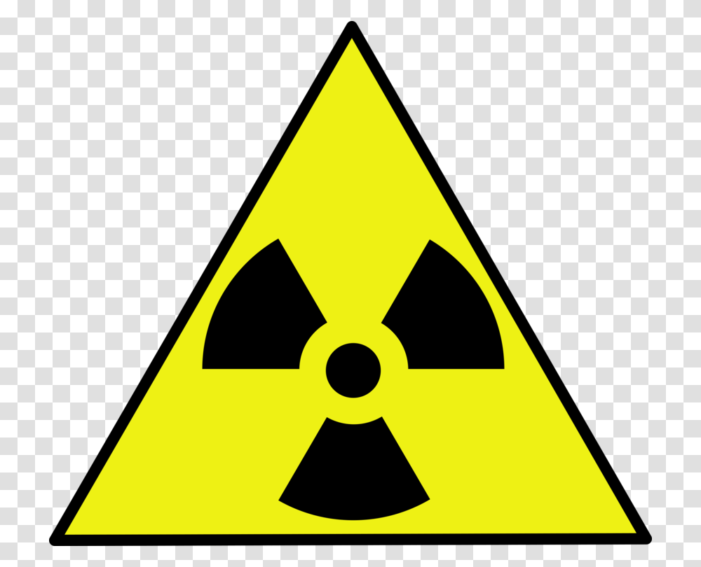 Nuclear Power Radioactive Decay Warning Sign Hazard Symbol, Triangle, Road Sign Transparent Png