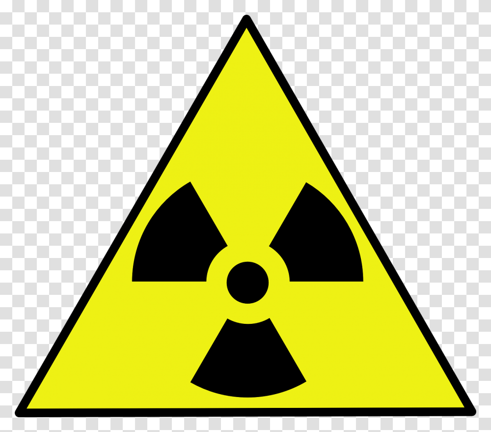 Nuclear Warning Sign, Triangle, Road Sign Transparent Png