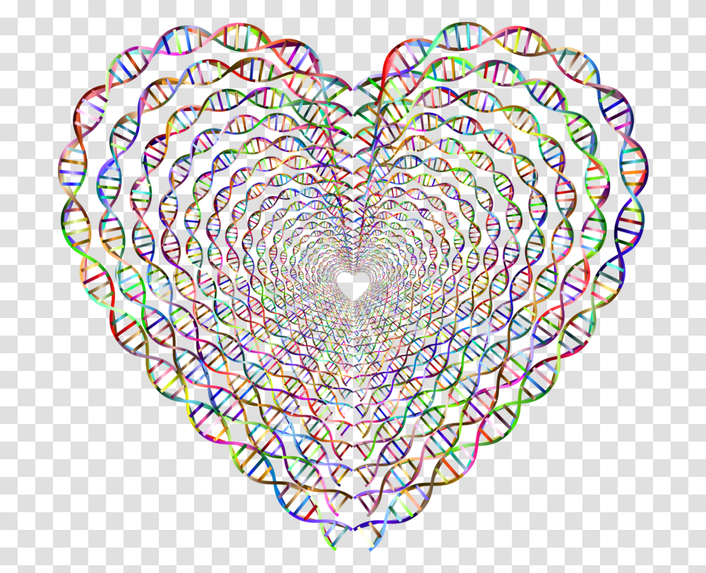 Nucleic Acid Double Helix Coloring Book Dna Heart Art, Light, Pattern, Rug, Ornament Transparent Png