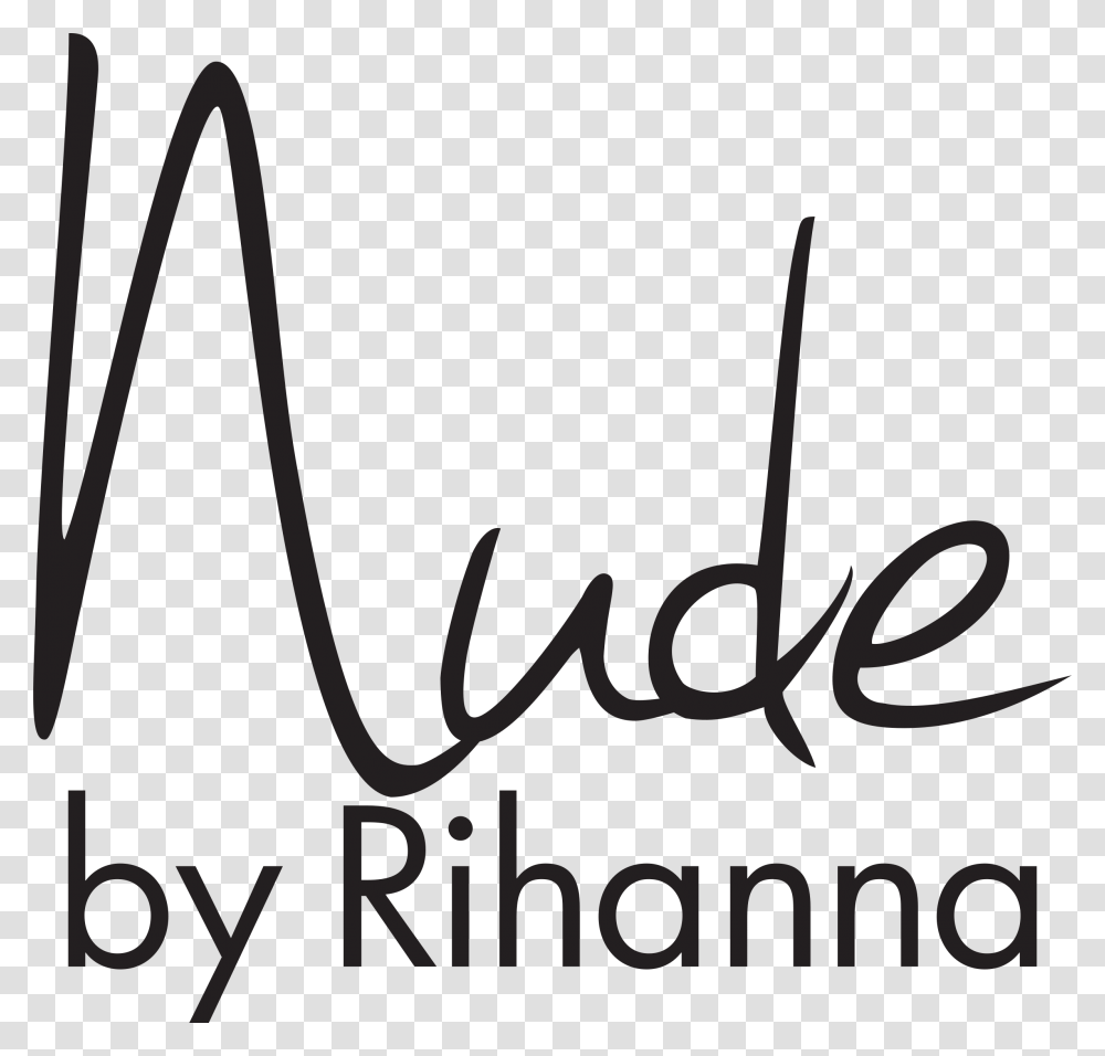 Nude Rihanna Perfume Logo, Handwriting, Alphabet, Calligraphy Transparent Png