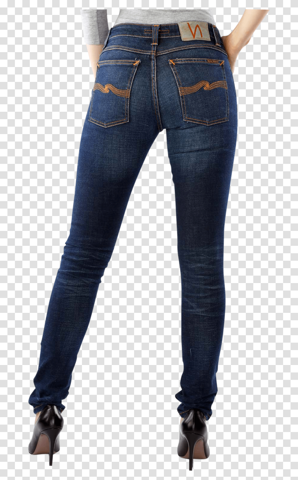 Nudie Jeans Skinny Lin Dark Blue For Women, Pants, Clothing, Apparel, Denim Transparent Png