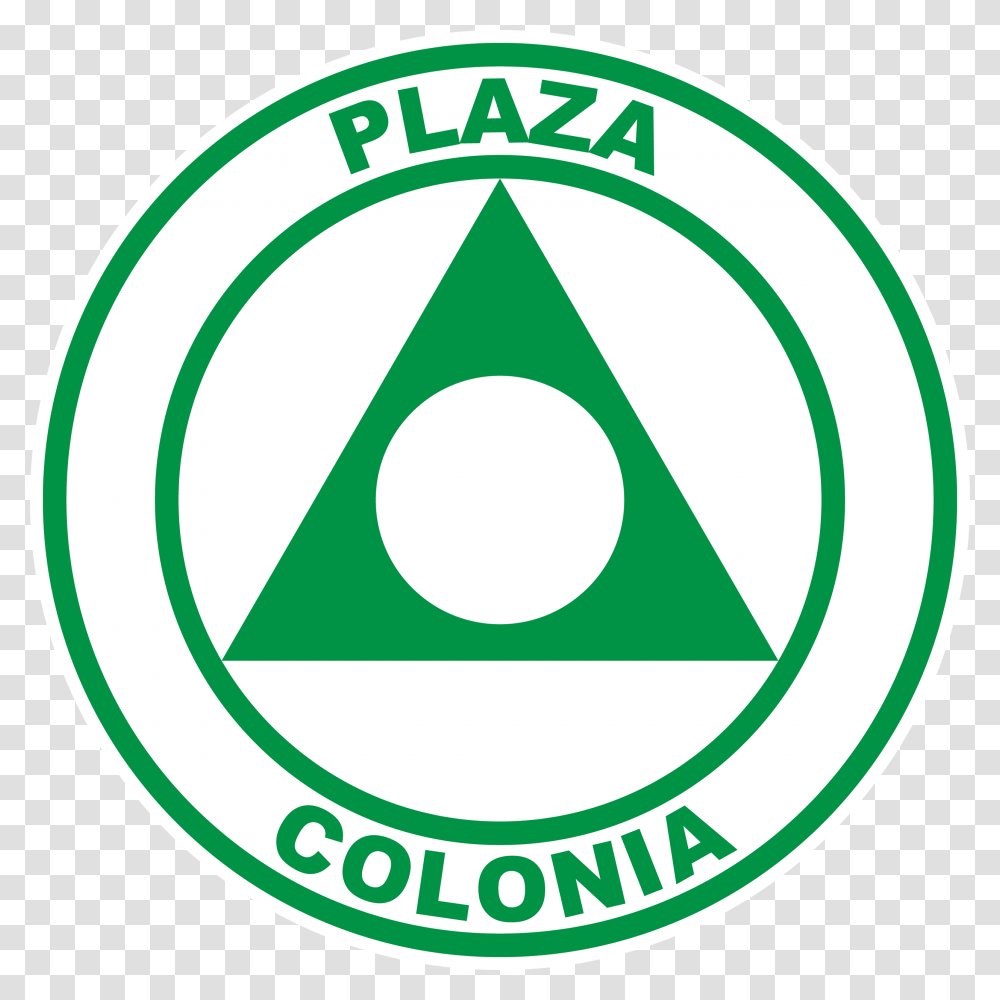 Nuevo Escudo Club Plaza Colonia De Deportes Club Plaza Colonia De Deportes, Logo, Trademark, Triangle Transparent Png