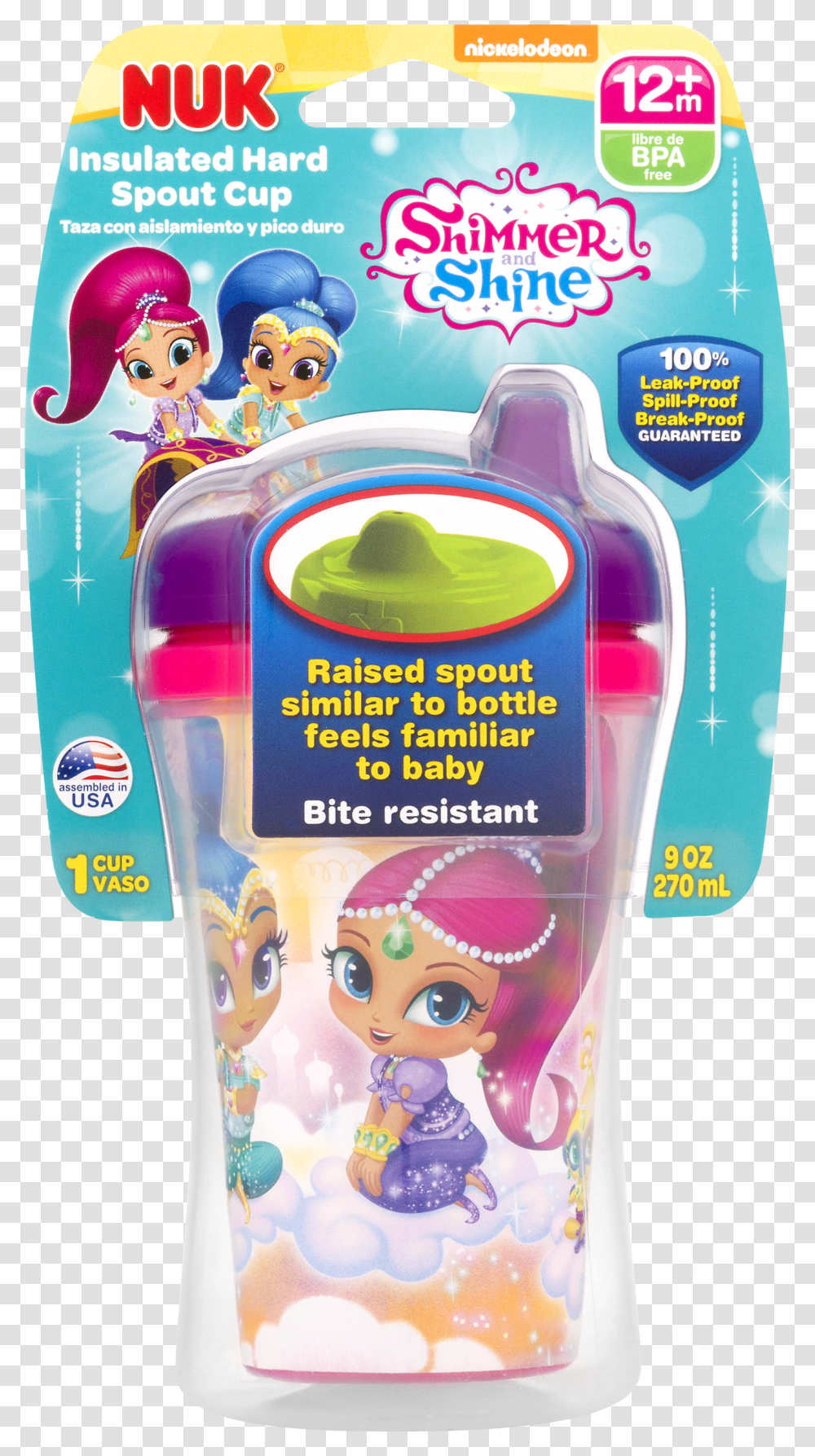 Nuk Nickelodeon Shimmer And Shine Cup, Doll, Toy, PEZ Dispenser, Figurine Transparent Png