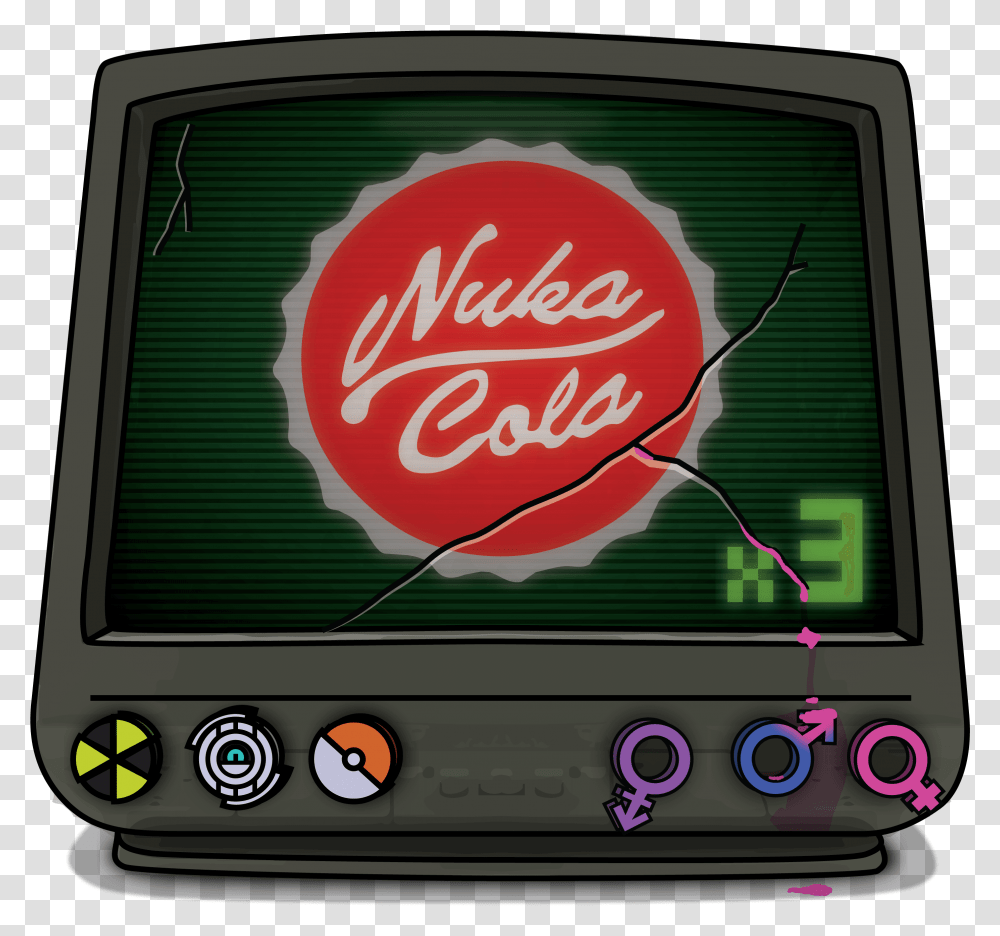 Nuka Cola, Monitor, Screen, Electronics, Display Transparent Png