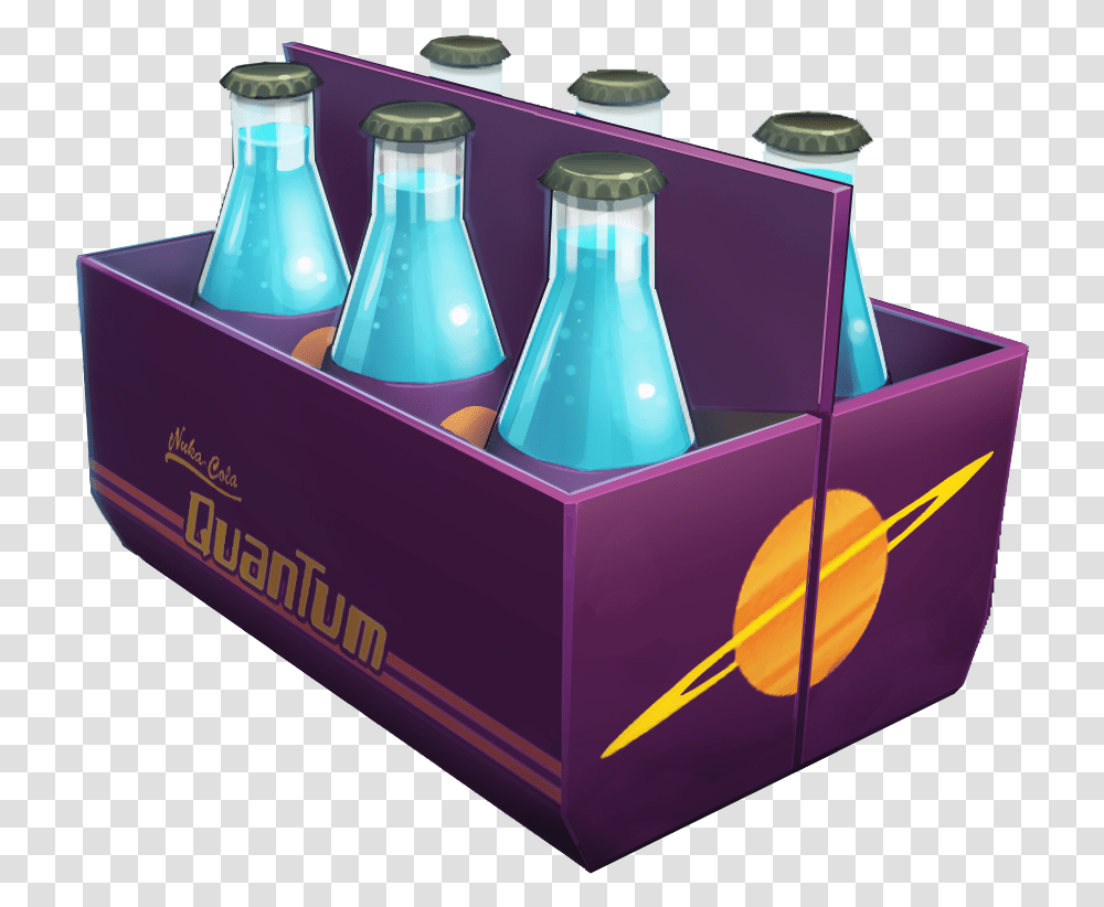 Nuka Cola Quantum Fallout Shelter, Bottle, Pop Bottle, Beverage, Drink Transparent Png
