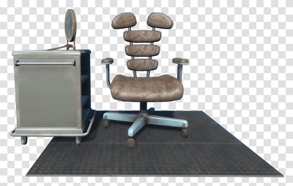 Nukapedia The Vault Fallout 4 Desk Chair, Furniture, Cushion, Headrest Transparent Png