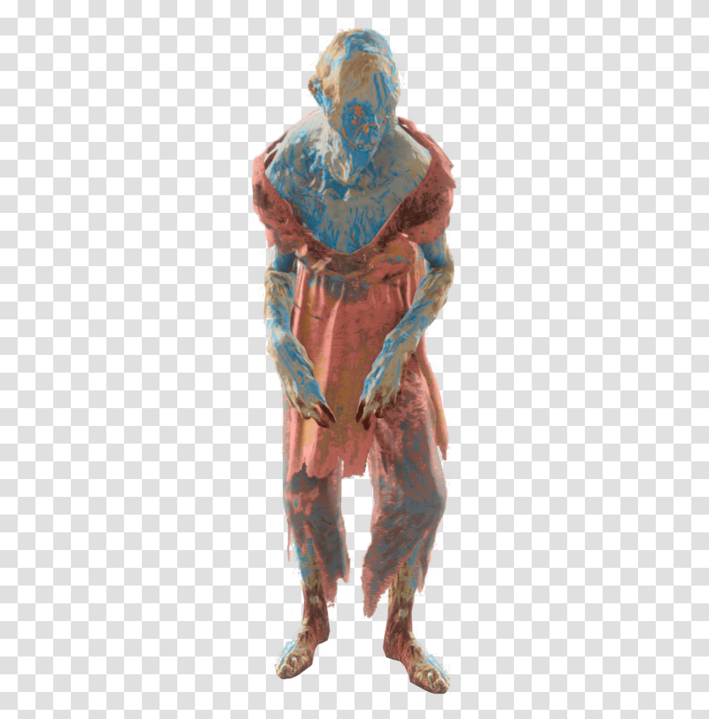 Nukapedia The Vault Fallout 4 Painted Ghoul, Person, Skin Transparent Png