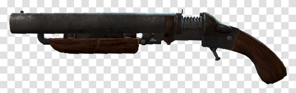 Nukapedia The Vault Fallout 4 Triple Barrel Shotgun, Weapon, Weaponry, Rifle, Armory Transparent Png