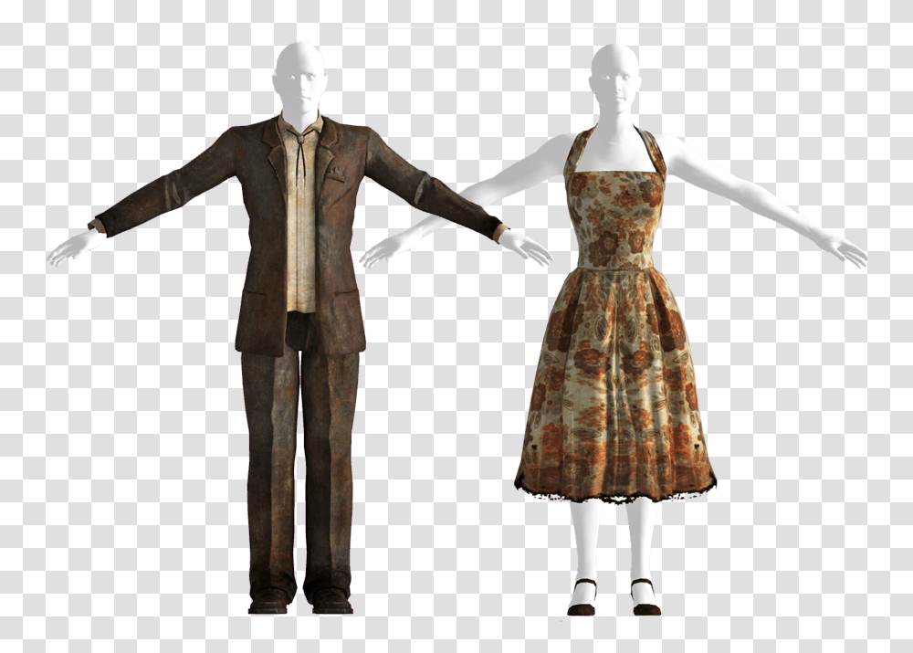 Nukapedia The Vault Fallout Nv Gambler Suit, Dress, Person, Female Transparent Png